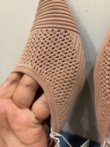 🆕 “Luna blu” Blush Pink Knitted Heel