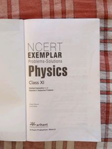 Arihant NCERT Exemplar Physics Class Xi