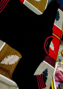 🤩Striped Black Knit Top Woolen