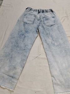 Wide Leg Denim Jeans