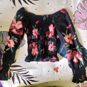 Floral Long Sleeve Top