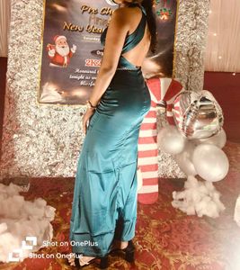 Emerald Green Knotted Bodycon Dress