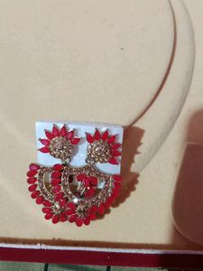 New Red Earing