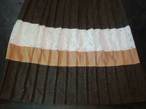 Vintage High-waist Pleated Skirt
