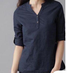 Navy Blue Tunic Top