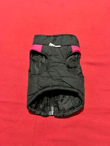 Warm Black &amp; Pink Winter Jacket for Cat