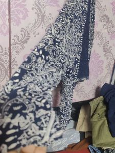 White Printer Blue Shrug
