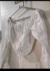 Off-Shoulder Peasant Top