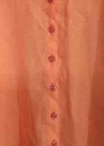 Cold Shoulder Neon Orange Top