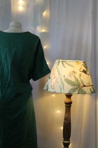 Wrap Type Green Midi Dress