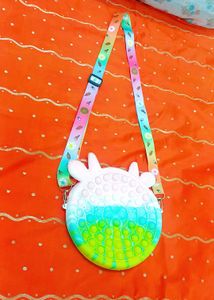 Cute Cow Pop It Crossbody Bag