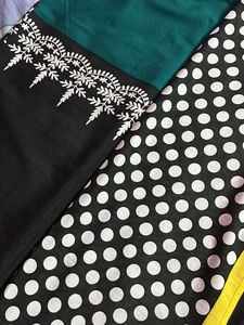 Satin Crepe Saree