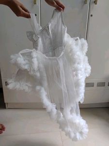 White Baby Frock