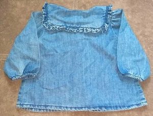 Cute Baby Girl Denim Top