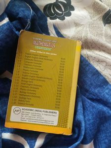 A Mathematics Dictionary For Students