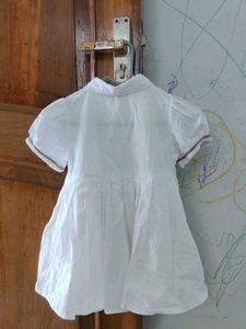 White Cotton Frock