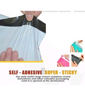 Courier Bag/Envelopes/Pouches/Cover with POD (55 Microns) Tamper proof/Security bag (15pcs, Size 6x6 inches)