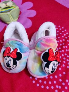 5 Baby Blue Booties - Infant Shoes