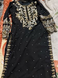 Elegant Black Kurta Set