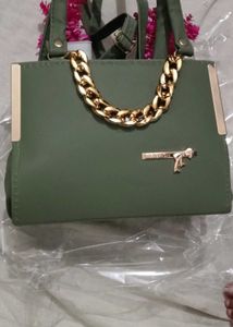 Olive Green Fashion Handbag