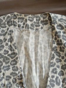 Leopard Print Vest