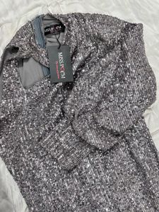 Sparkling Silver Party Dress