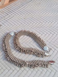 Silver Anklets with bells