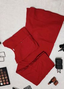 ❤️ Red Top And Skirt Set ❤️