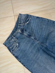bershka wide legs denim