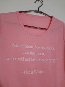 Get Free &amp; Oscar Wilde Quote Tee
