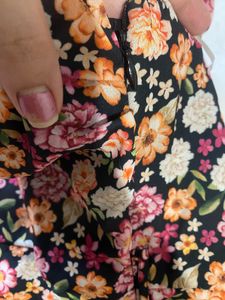 FabAlley Women’s Floral Printed One Shoulder Dress