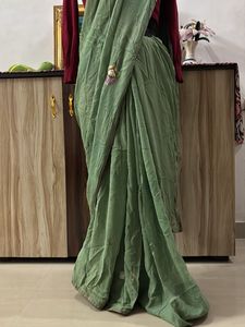 Embroidered Green Dupatta