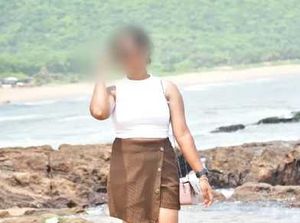 Corduroy Asymmetric Mini Skirt