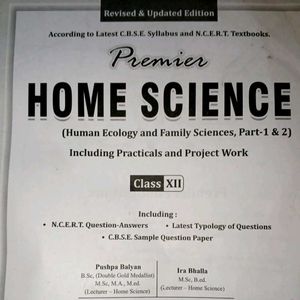 Home Science Class XII Textbook