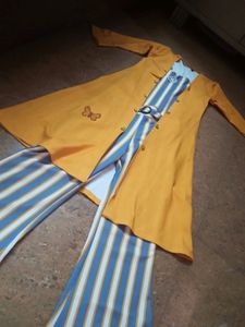 Yellow 3 Piece Dress
