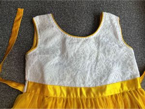 Cute Yellow Lace Dress