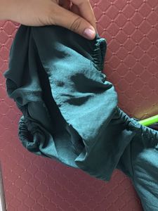 Green Off-Shoulder Jumpsuit