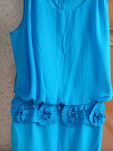 Blue Flower Dress