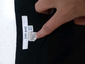 Zara Black Flared Pants