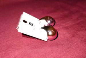 Silver Purple Teardrop Earrings