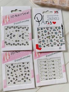 Nail Art Stickers - Floral Designs
