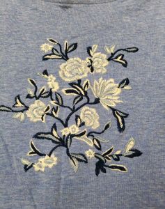 Floral Cold Shoulder Top