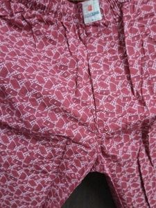 Patterned Casual Pants
