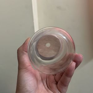Borosil Glass Can With Wooden Lid