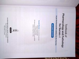 Textbook Of Pharmacology And Pathology For Nurses