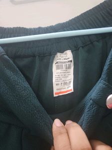 Stylish Black Shorts with Button Detail
