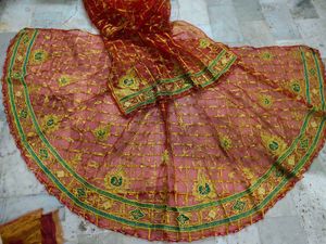 Unstitched Rajputi Lehanga With Long Duppata🔥