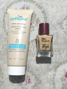 MCaffeine Moisturizing Cream And Mini Foundation