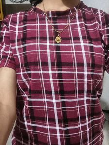 Checked T-Shirt