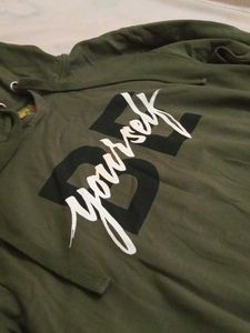 Olive Green &#34;Be Yourself&#34; Hoodie